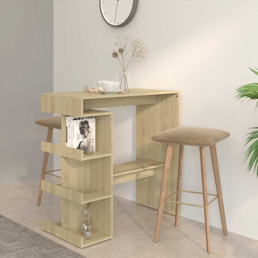 Barbord M. Stativ 100X50X101,5 Cm Konstrueret Træ