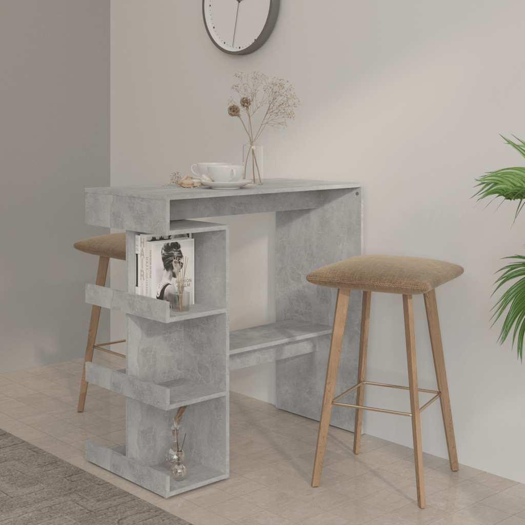 Barbord M. Stativ 100X50X101,5 Cm Konstrueret Træ