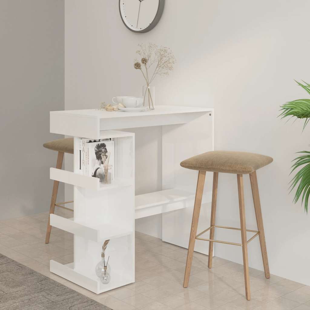 Barbord M. Stativ 100X50X101,5 Cm Konstrueret Træ