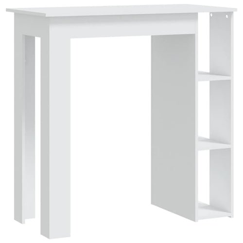 Barbord Med Hylde 102X50X103,5 Cm Konstrueret Træ