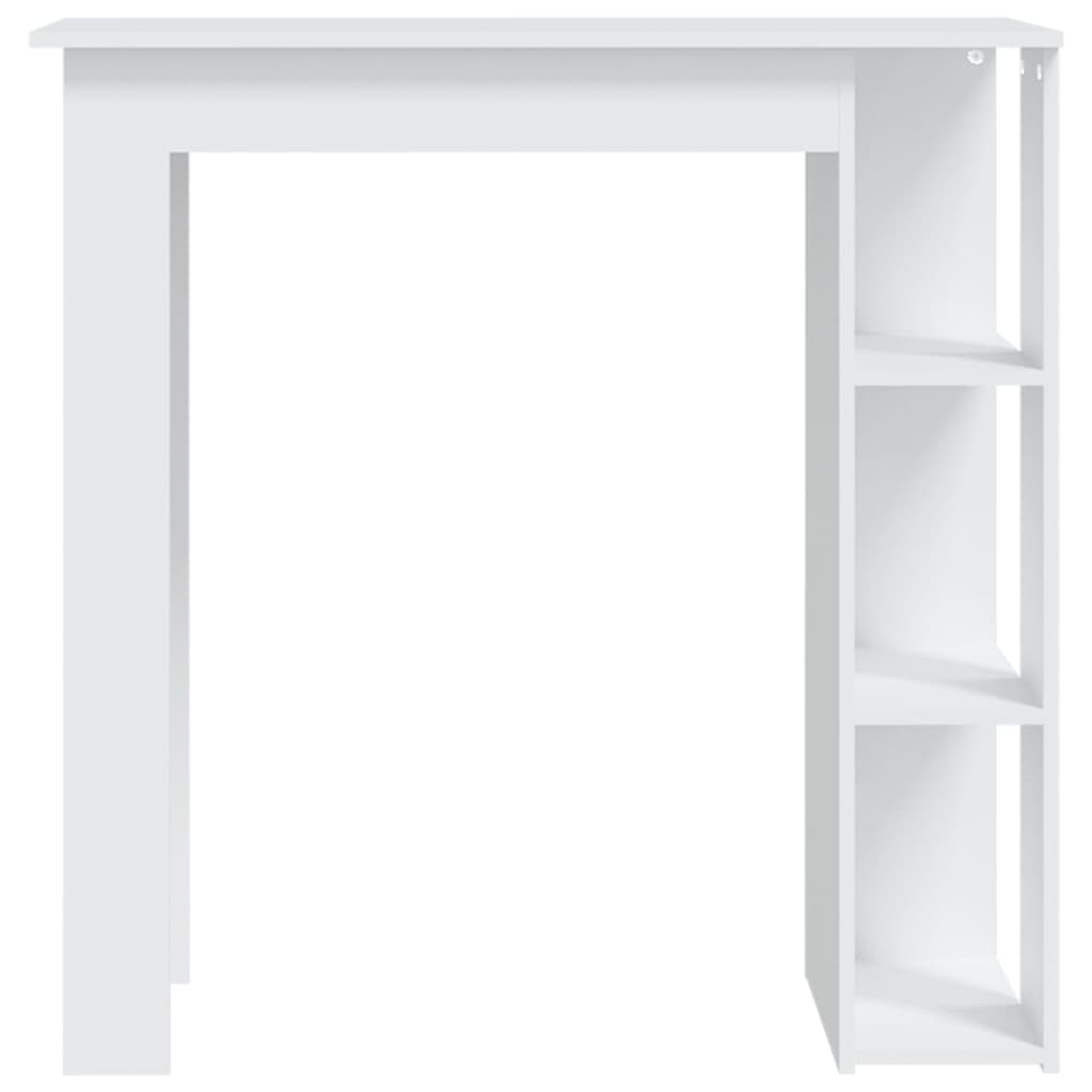 Barbord Med Hylde 102X50X103,5 Cm Konstrueret Træ