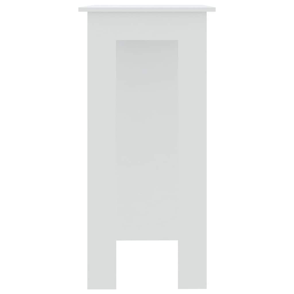 Barbord Med Hylde 102X50X103,5 Cm Konstrueret Træ