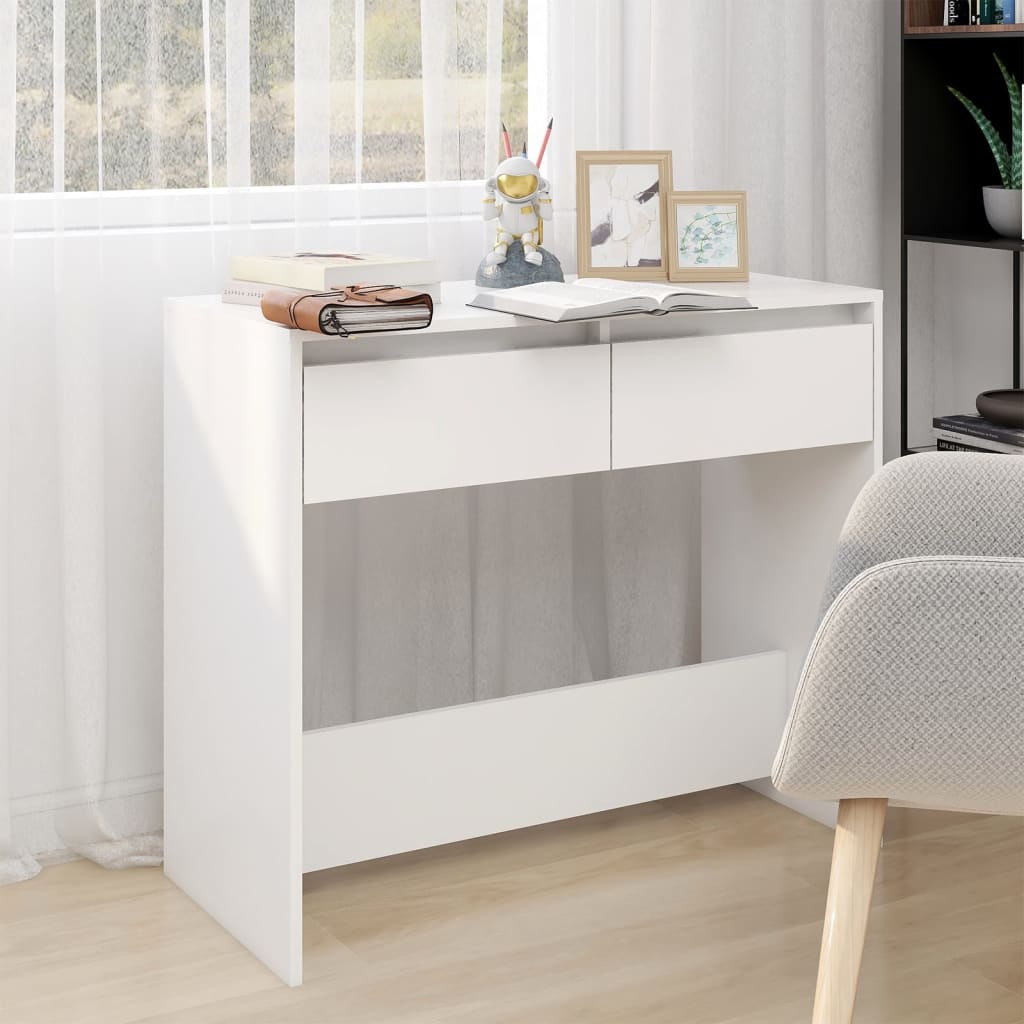 Konsolbord 89X41X76,5 Cm Konstrueret Træ Etræsfarve