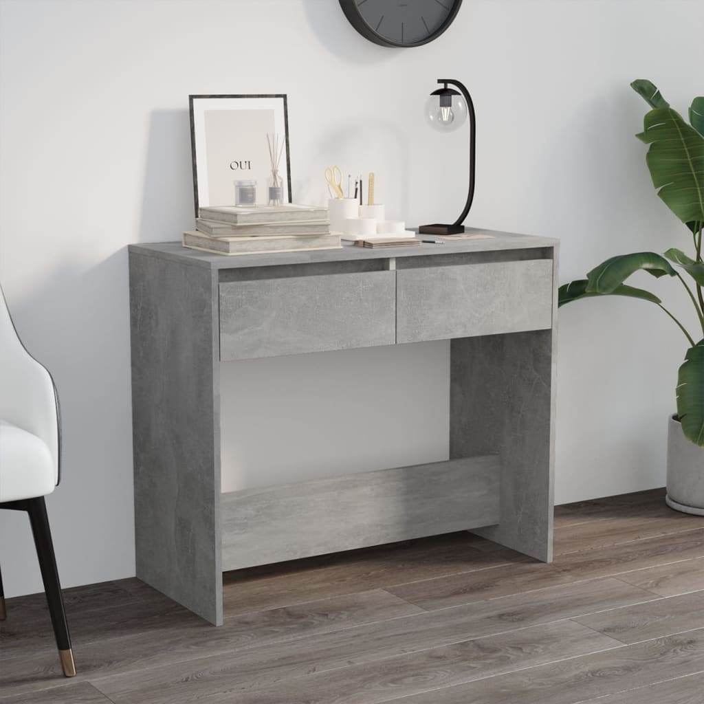Konsolbord 89X41X76,5 Cm Konstrueret Træ Etræsfarve