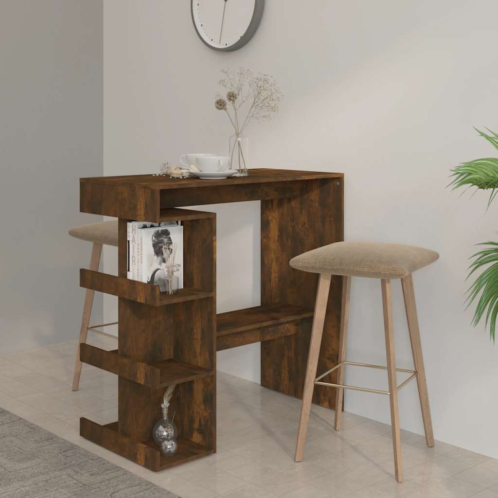 Barbord M. Stativ 100X50X101,5 Cm Konstrueret Træ