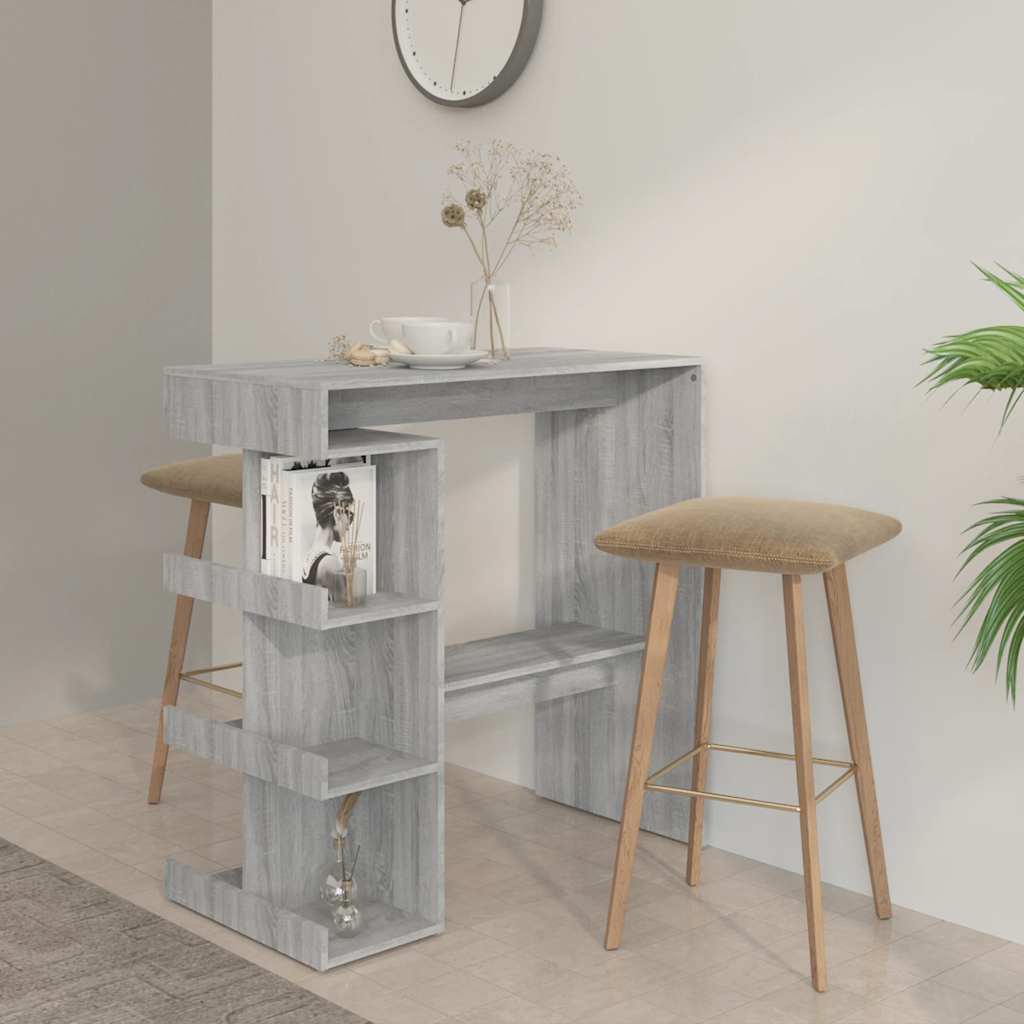 Barbord M. Stativ 100X50X101,5 Cm Konstrueret Træ