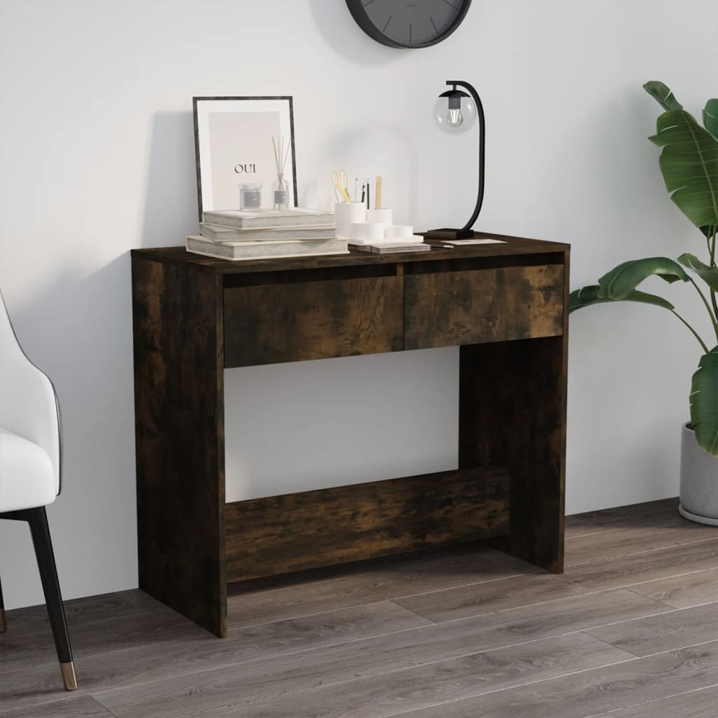 Konsolbord 89X41X76,5 Cm Konstrueret Træ Etræsfarve