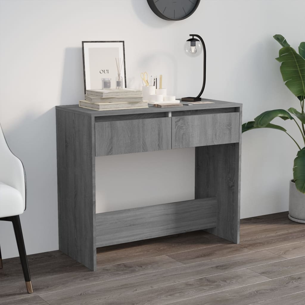 Konsolbord 89X41X76,5 Cm Konstrueret Træ Etræsfarve