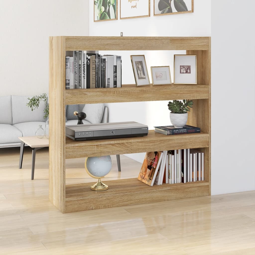 Bogskab 3 Niveauer 100 X 30 X 103 Cm Konstrueret Træ