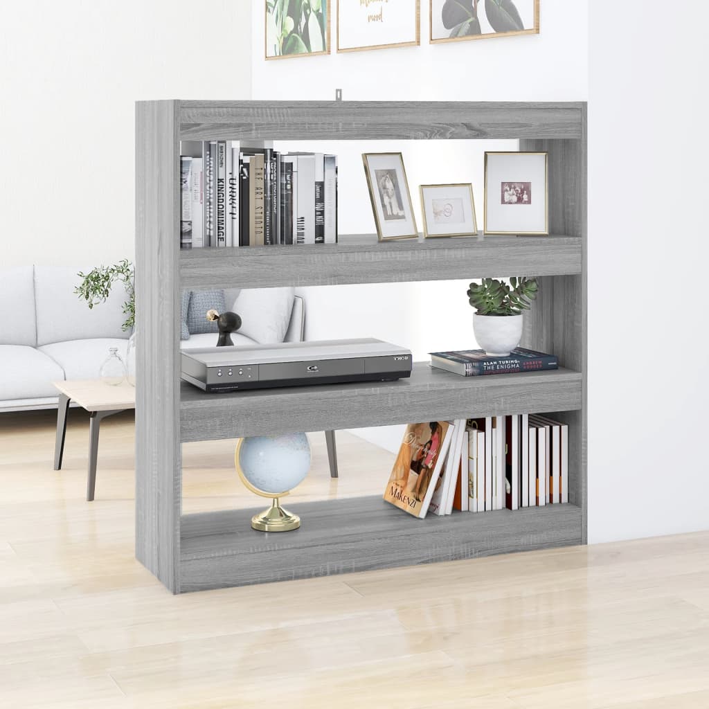 Bogskab 3 Niveauer 100 X 30 X 103 Cm Konstrueret Træ