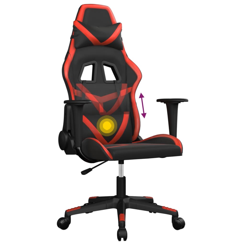 Gamingstol M. Massagefunktion Kunstlæder