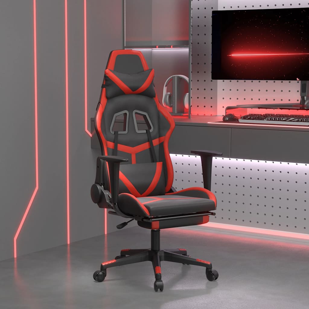 Gamingstol M. Massagefunktion Kunstlæder