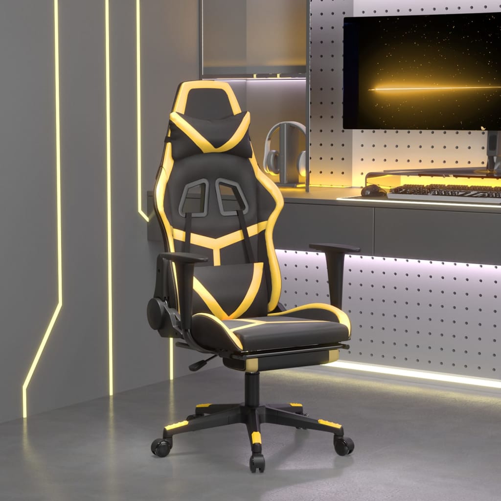 Gamingstol M. Massagefunktion Kunstlæder