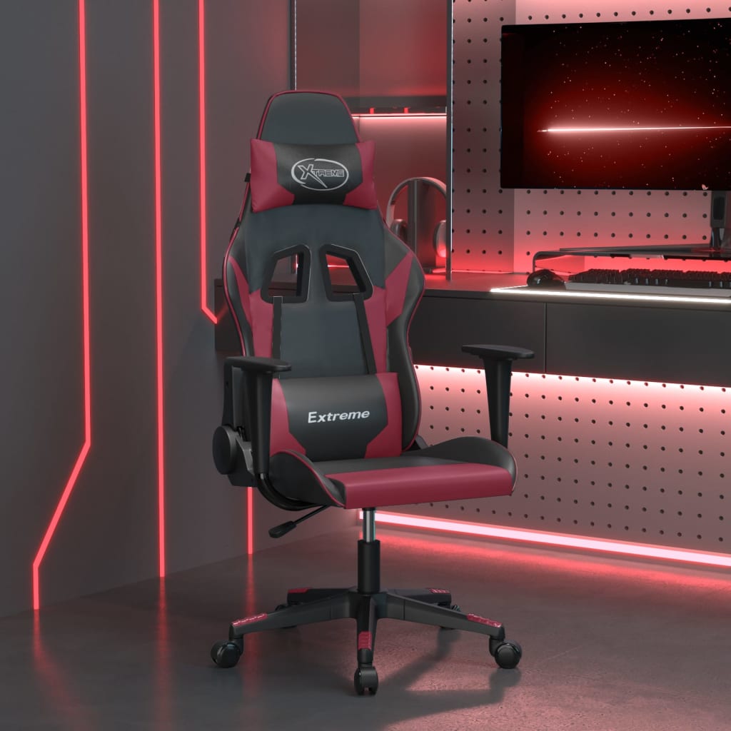 Gamingstol M. Massagefunktion Kunstlæder