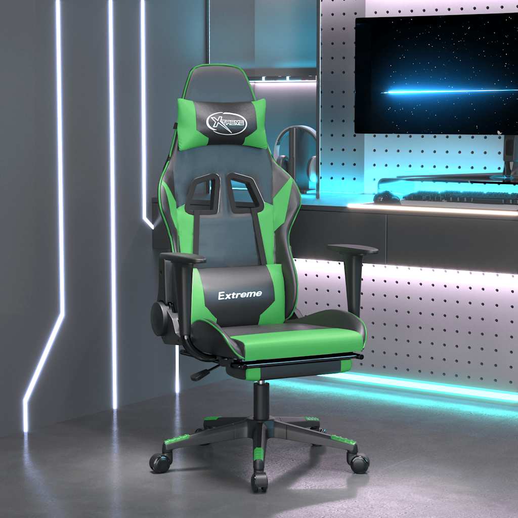 Gamingstol M. Massagefunktion Kunstlæder