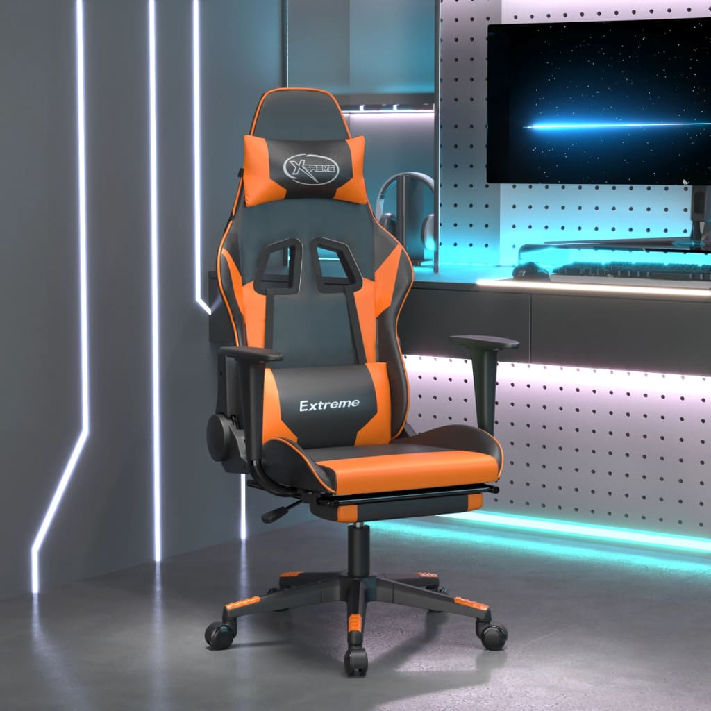 Gamingstol M. Massagefunktion Kunstlæder