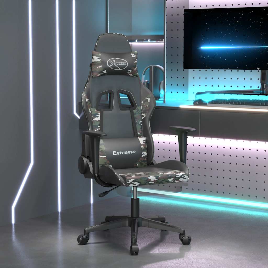 Gamingstol M. Massagefunktion Kunstlæder