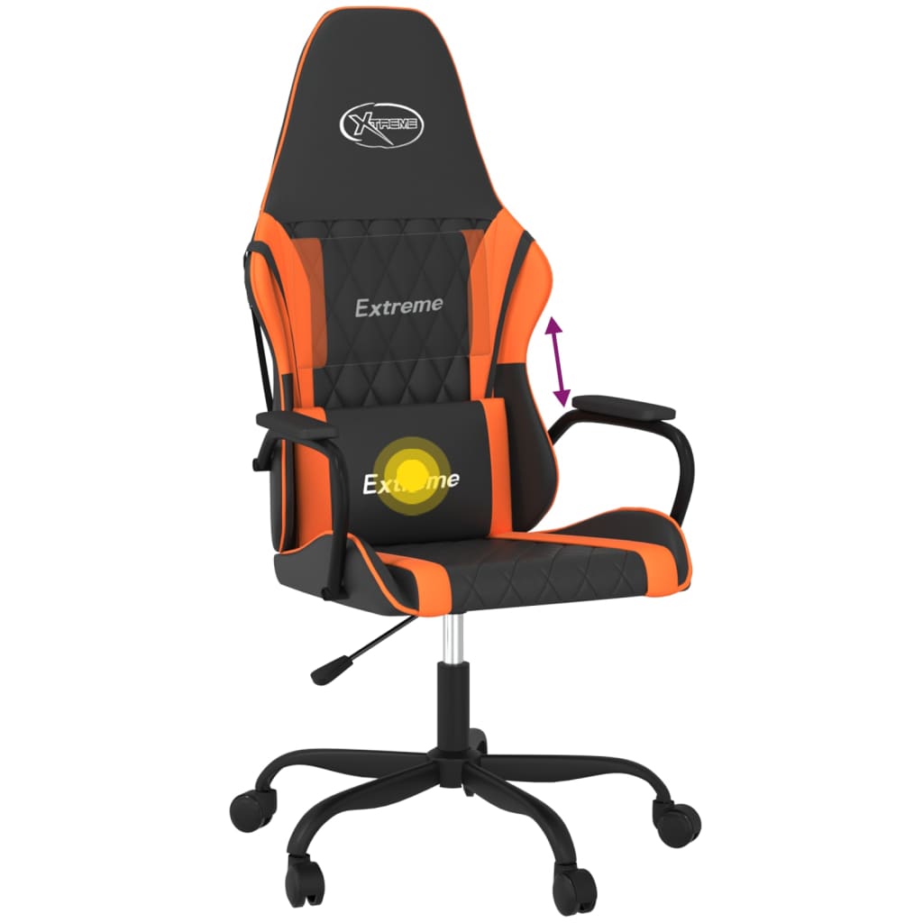 Gamingstol M. Massagefunktion Kunstlæder