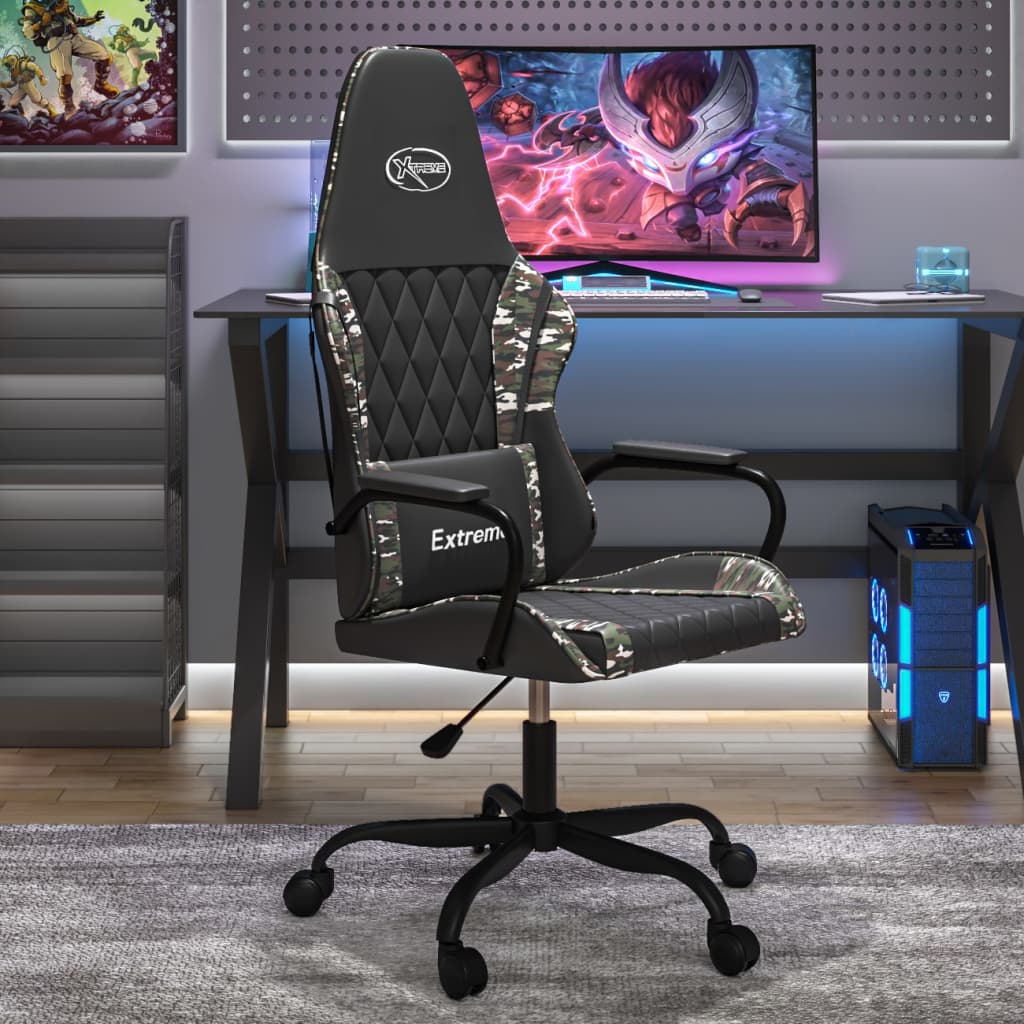 Gamingstol M. Massagefunktion Kunstlæder