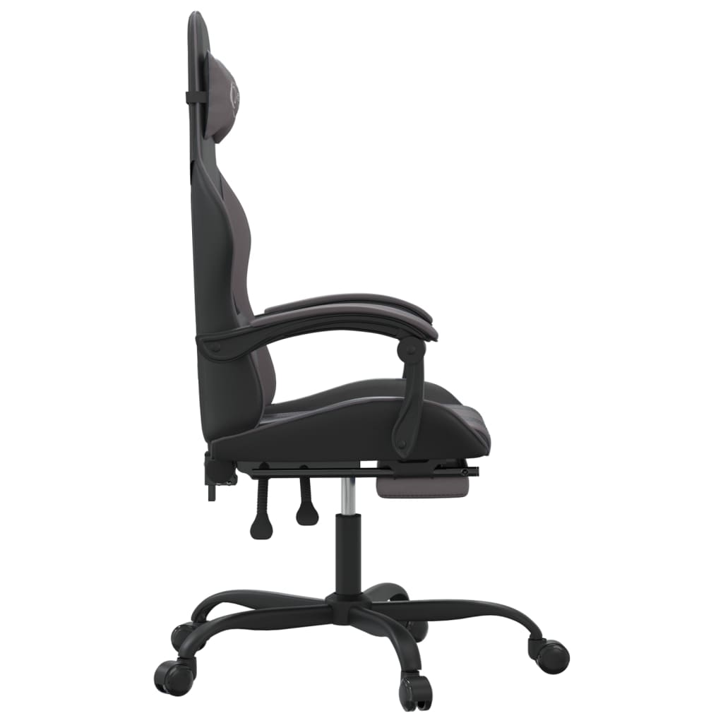 Gamingstol Med Fodstøtte Kunstlæder