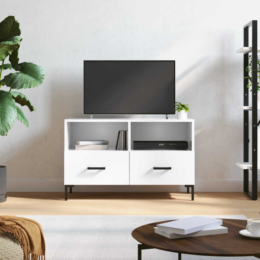 Tv-Bord 80X36X50 Cm Konstrueret Træ