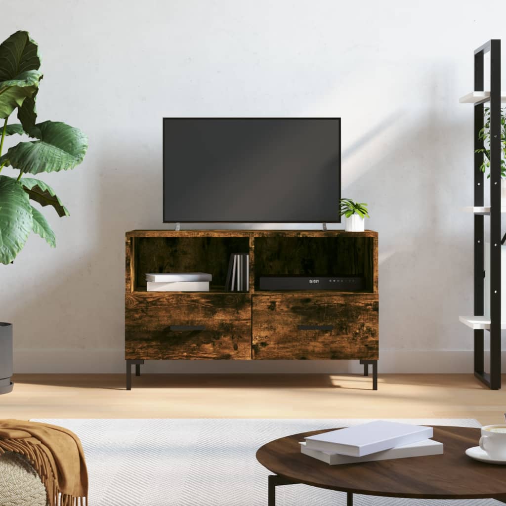 Tv-Bord 80X36X50 Cm Konstrueret Træ