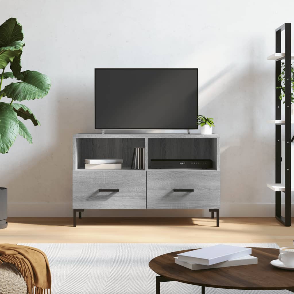 Tv-Bord 80X36X50 Cm Konstrueret Træ