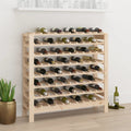 Vinreol 109,5X30X42 Cm Massivt Fyrretræ Naturfarvet