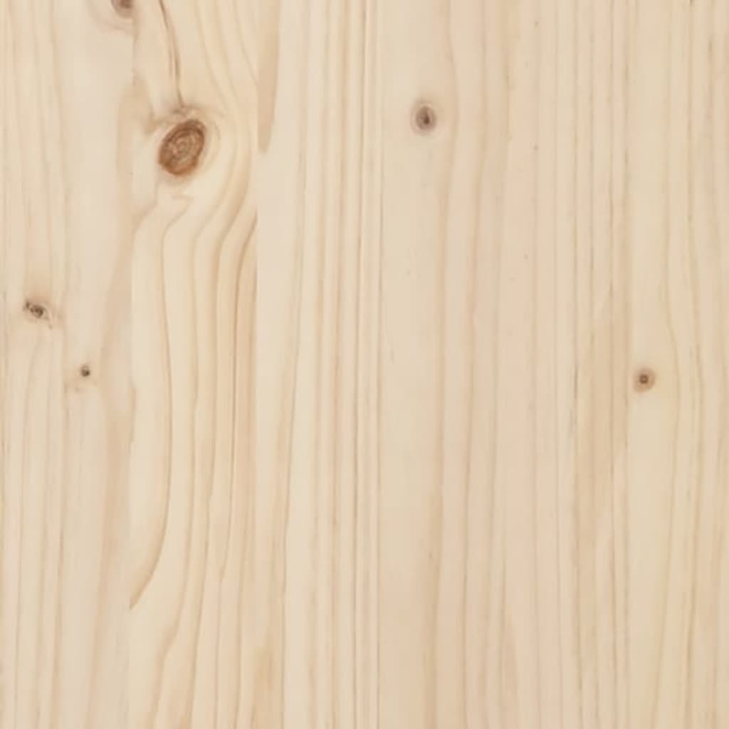 Vinreol 109,5X30X42 Cm Massivt Fyrretræ Naturfarvet