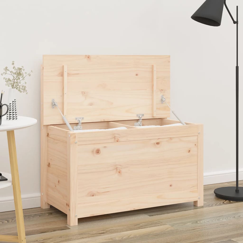 Bænk 110X41X76,5 Cm Massivt Fyrretræ