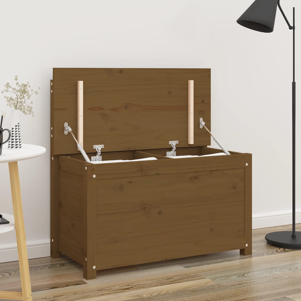Bænk 110X41X76,5 Cm Massivt Fyrretræ