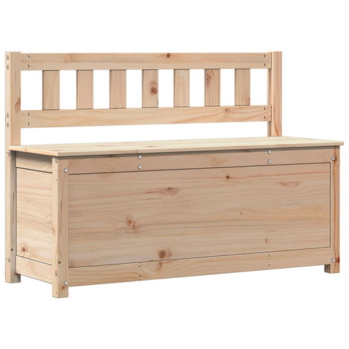Bænk 110X41X76,5 Cm Massivt Fyrretræ