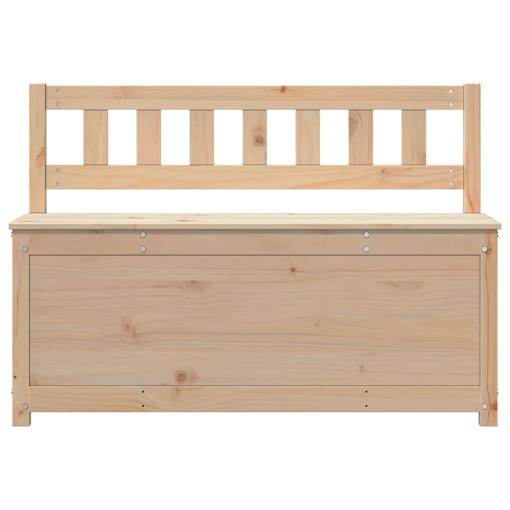 Bænk 110X41X76,5 Cm Massivt Fyrretræ