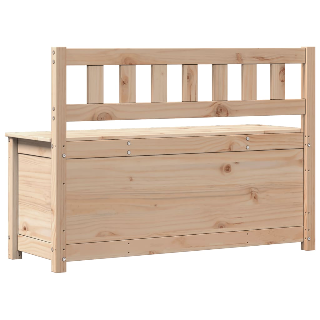 Bænk 110X41X76,5 Cm Massivt Fyrretræ