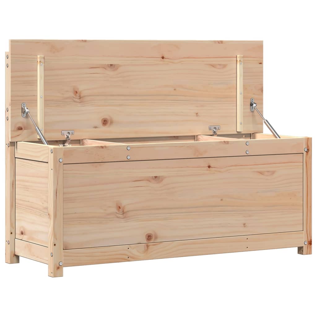 Bænk 110X41X76,5 Cm Massivt Fyrretræ