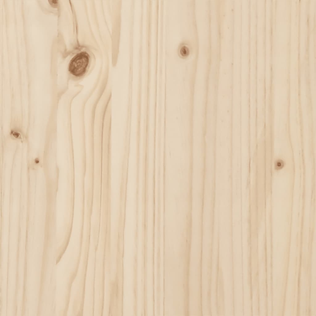 Bænk 110X41X76,5 Cm Massivt Fyrretræ