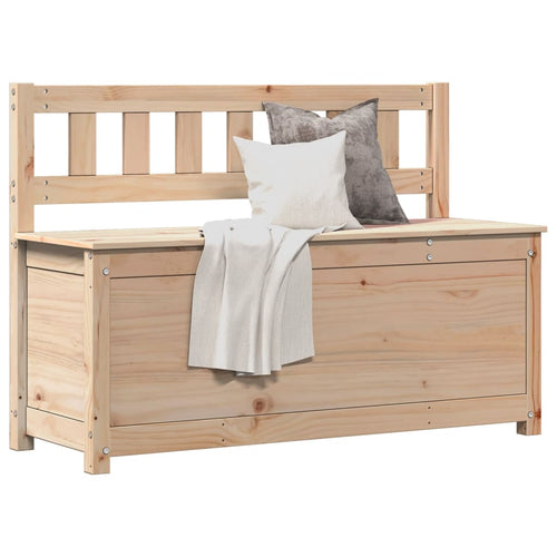 Bænk 110X41X76,5 Cm Massivt Fyrretræ