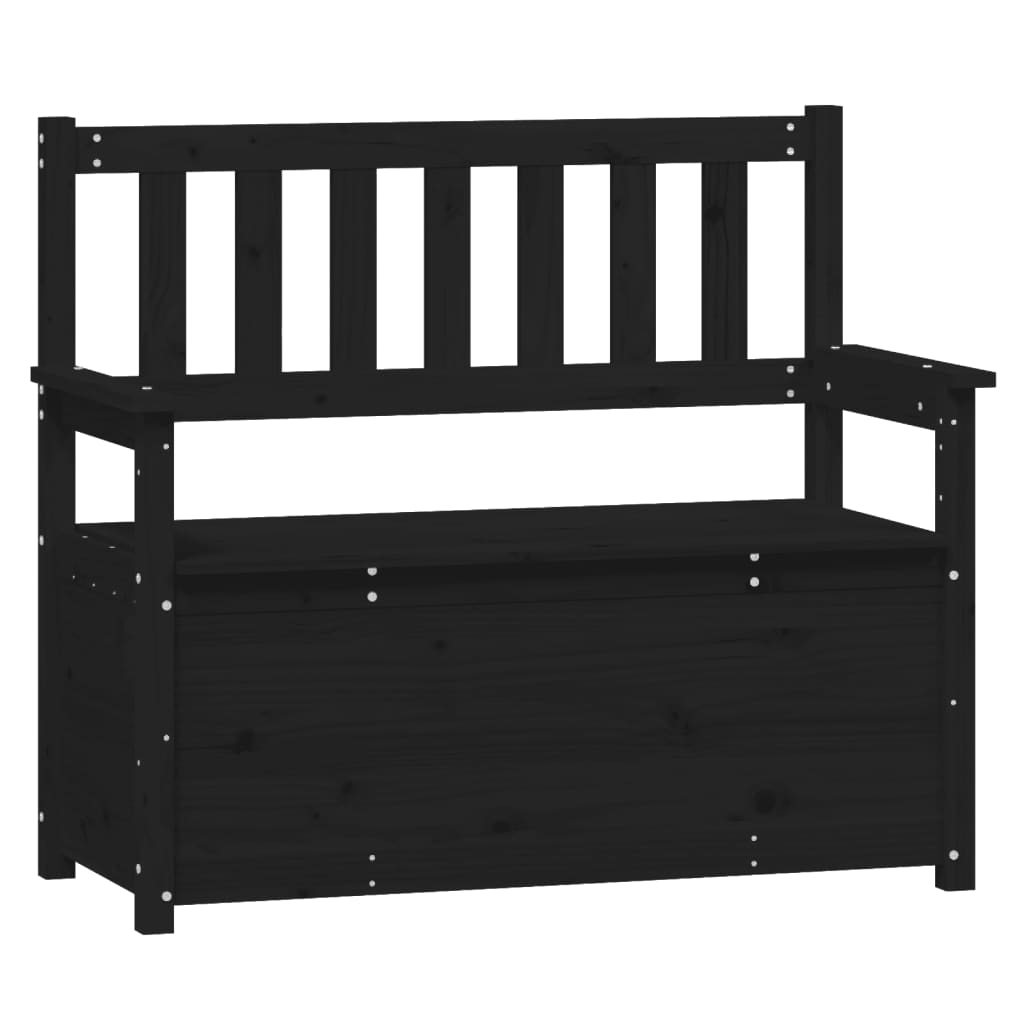Bænk 112,5X51,5X96,5 Cm Massivt Fyrretræ Grå