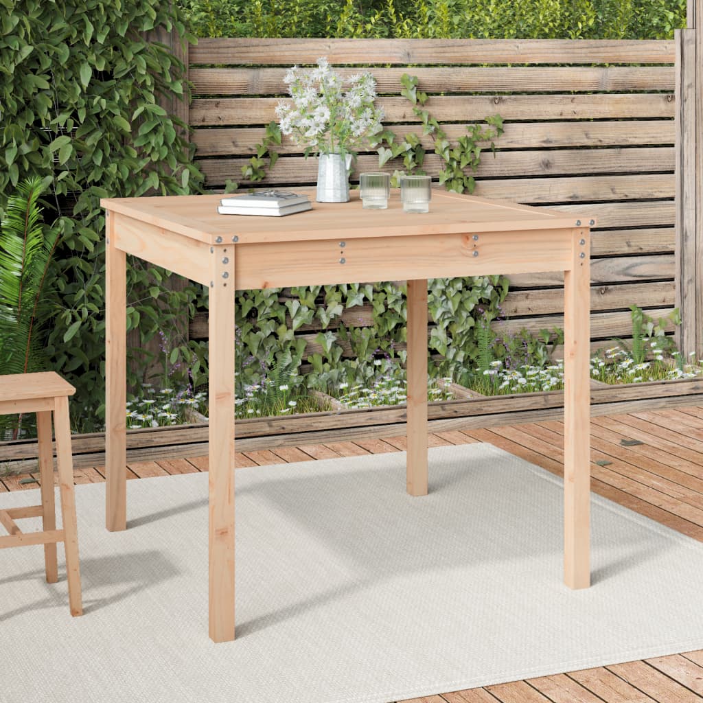 Havebord 203,5X100X76 Cm Massivt Fyrretræ