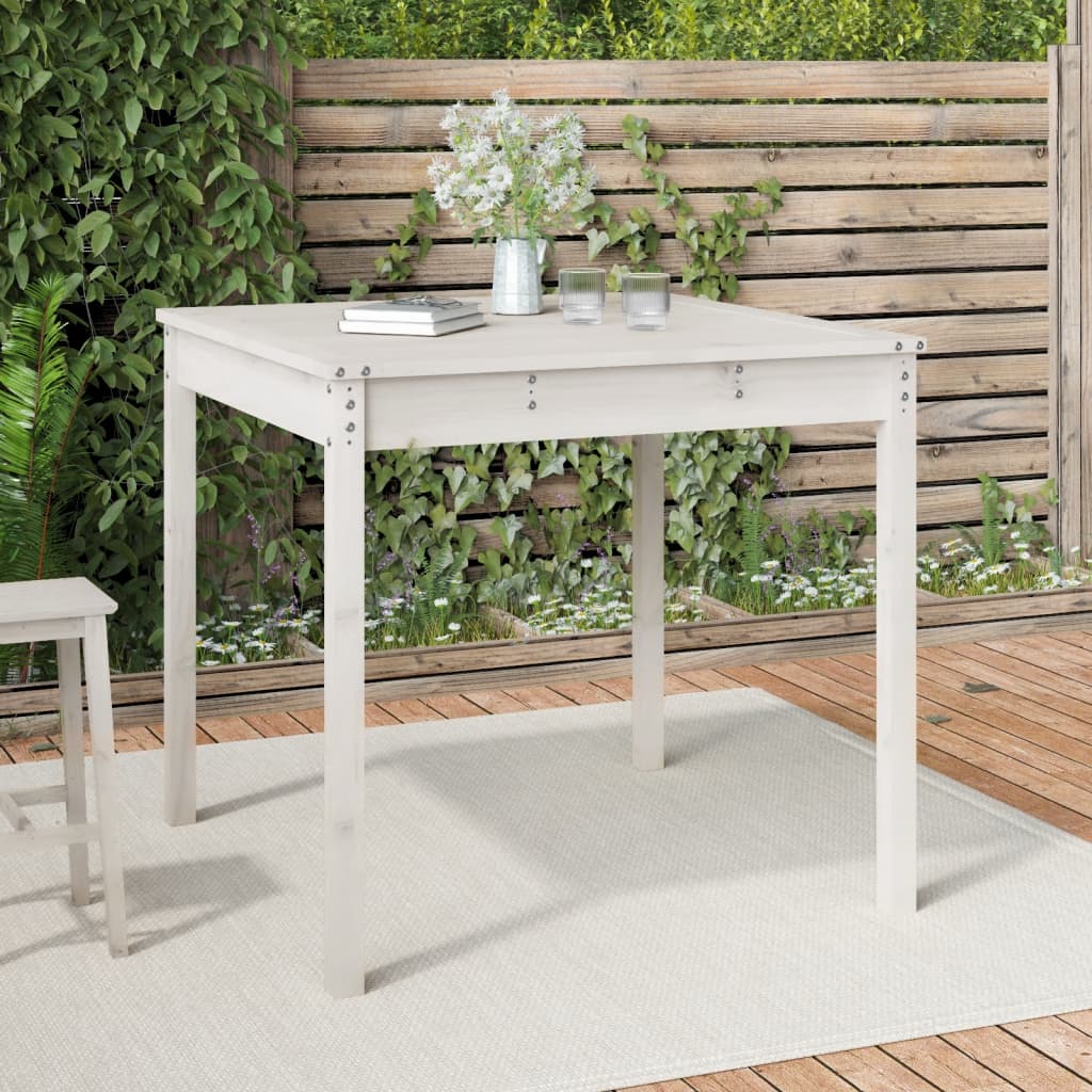 Havebord 203,5X100X76 Cm Massivt Fyrretræ