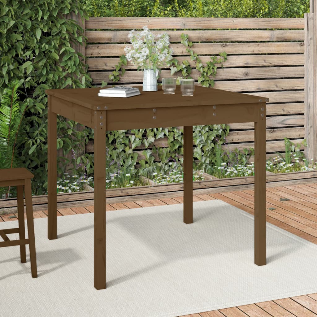 Havebord 203,5X100X76 Cm Massivt Fyrretræ