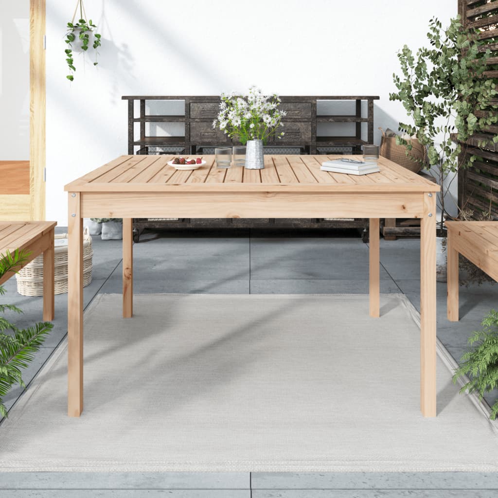 Havebord 203,5X100X76 Cm Massivt Fyrretræ