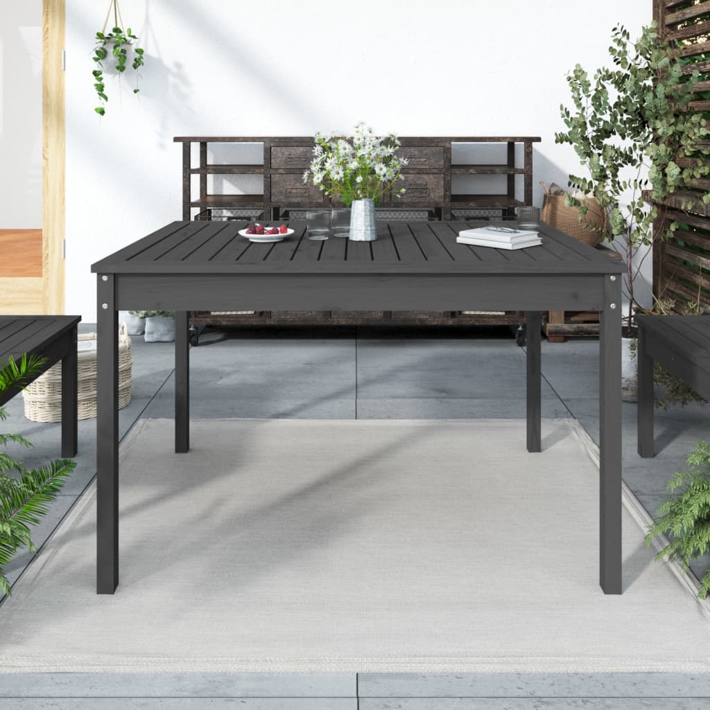 Havebord 203,5X100X76 Cm Massivt Fyrretræ