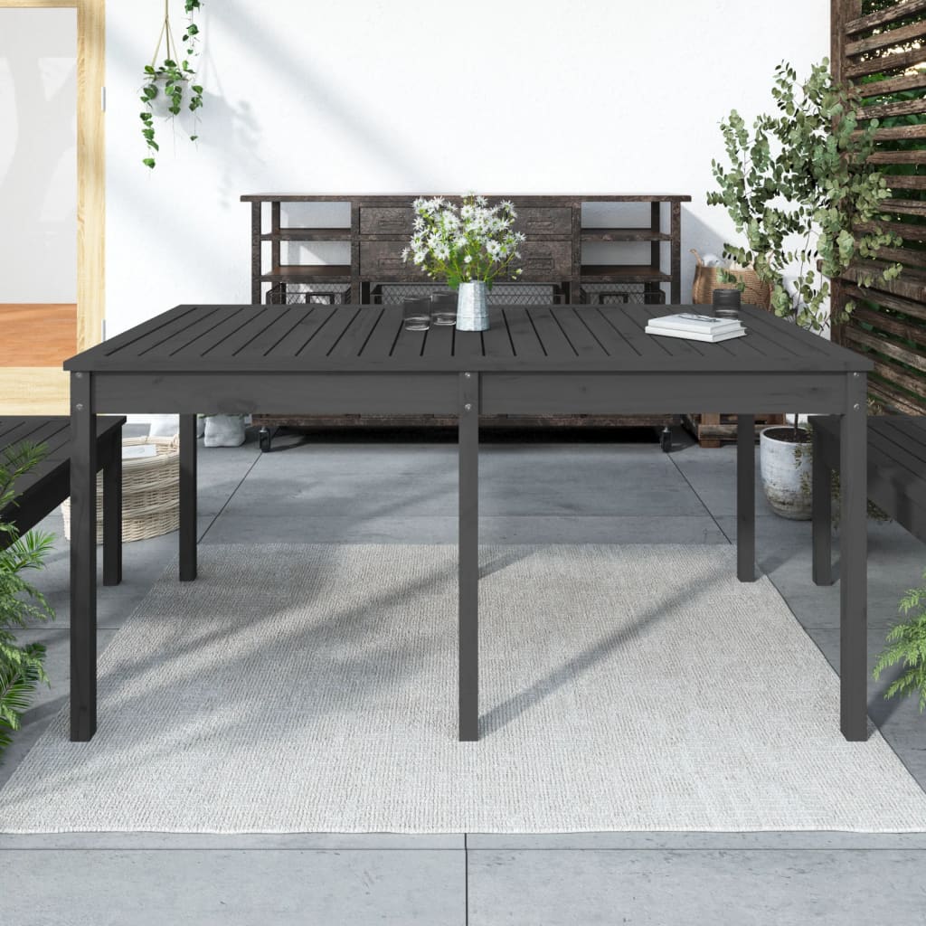 Havebord 203,5X100X76 Cm Massivt Fyrretræ