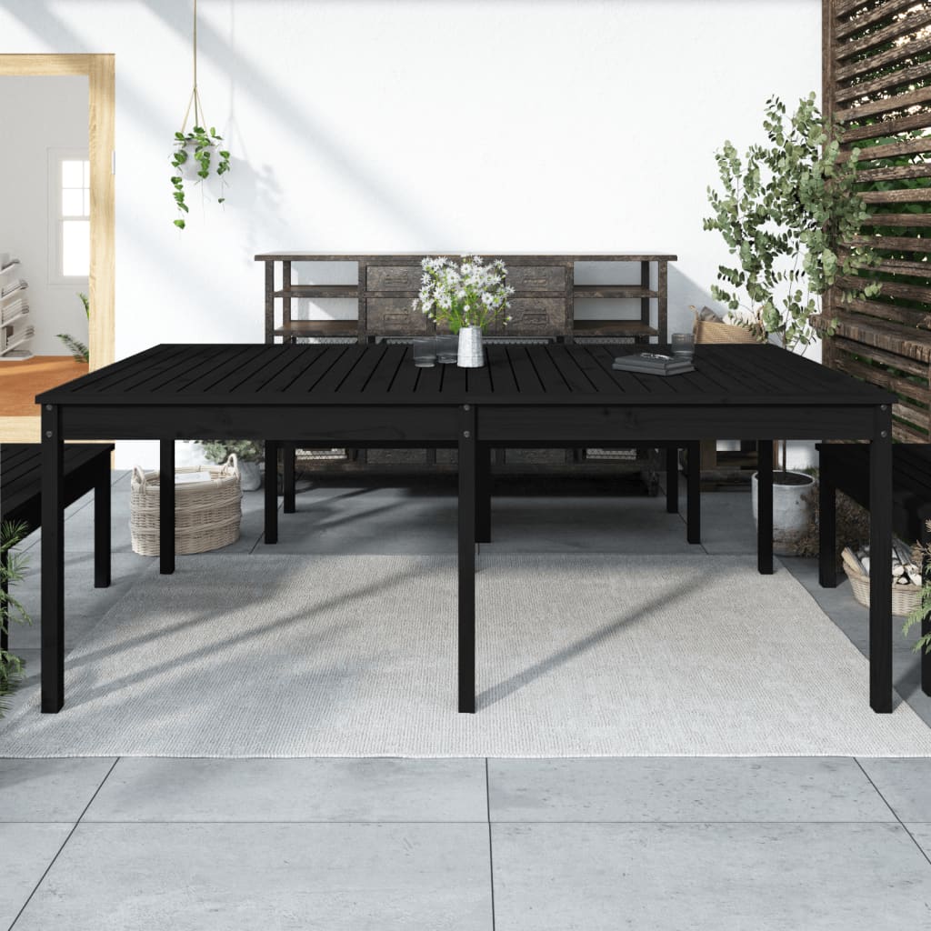 Havebord 203,5X100X76 Cm Massivt Fyrretræ