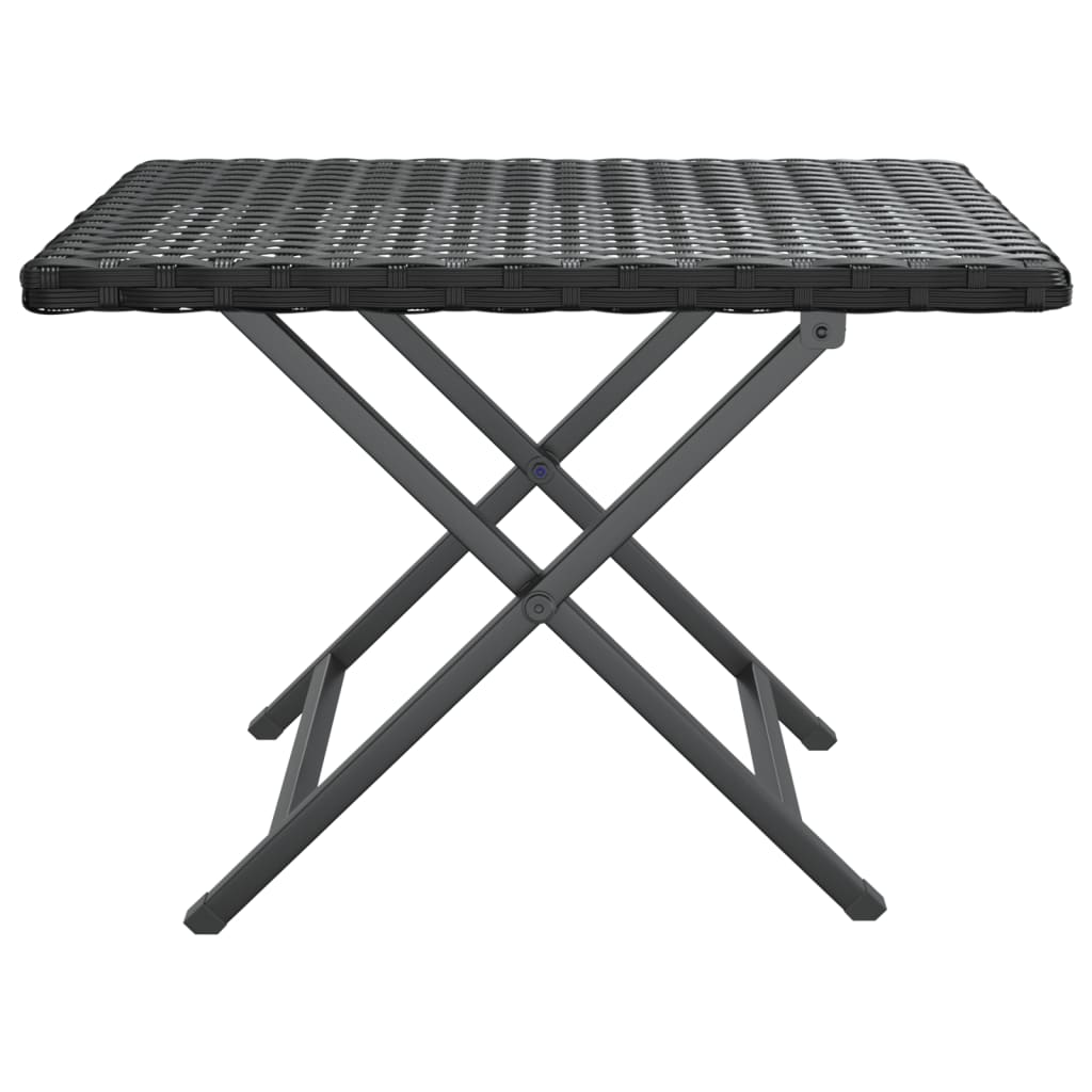 Foldbart Bord 45X35X32 Cm Polyrattan