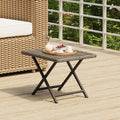 Foldbart Bord 45X35X32 Cm Polyrattan
