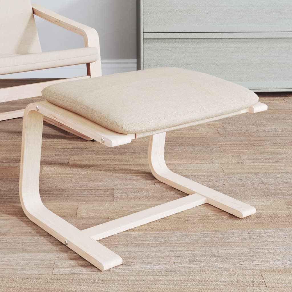 Fodskammel 51X41X40 Cm Stof Sort