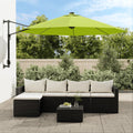 Væghængt Parasol Med Led-Lys 290 Cm