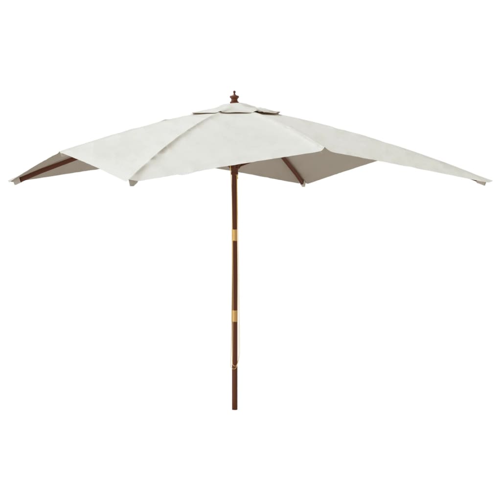 Haveparasol Med Træstang 300X300X273 Cm